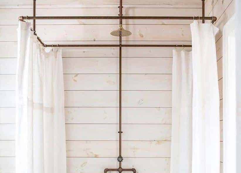 White Shower Curtain Ideas Onlygoodbain Bathingculture
