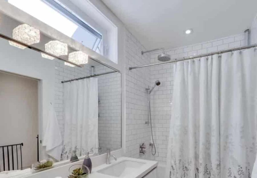 White Shower Curtain Ideas Torontodesigners