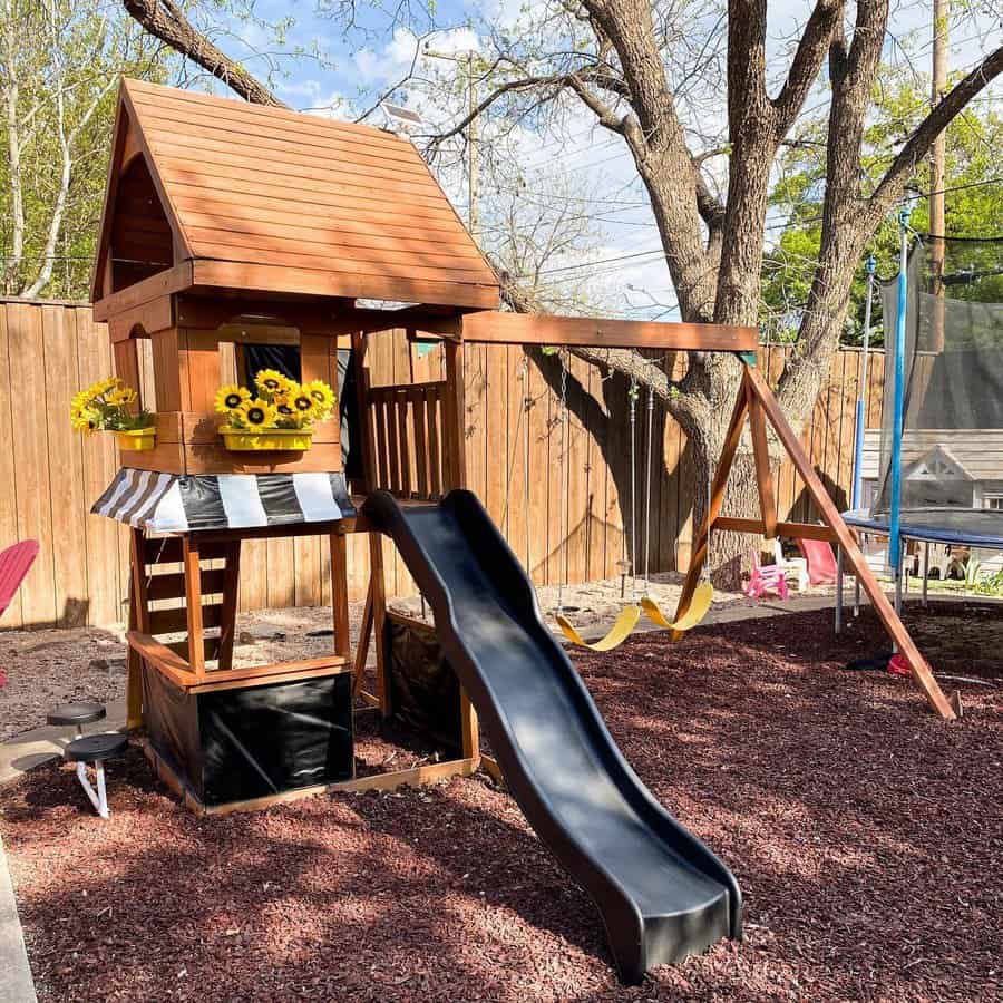 Wooden Backyard Playground Ideas Natividadcasa