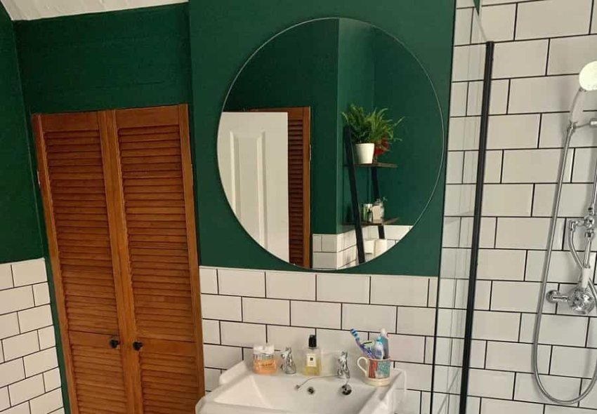 Green Small Bathroom Ideas With Tub Hannahrbritt