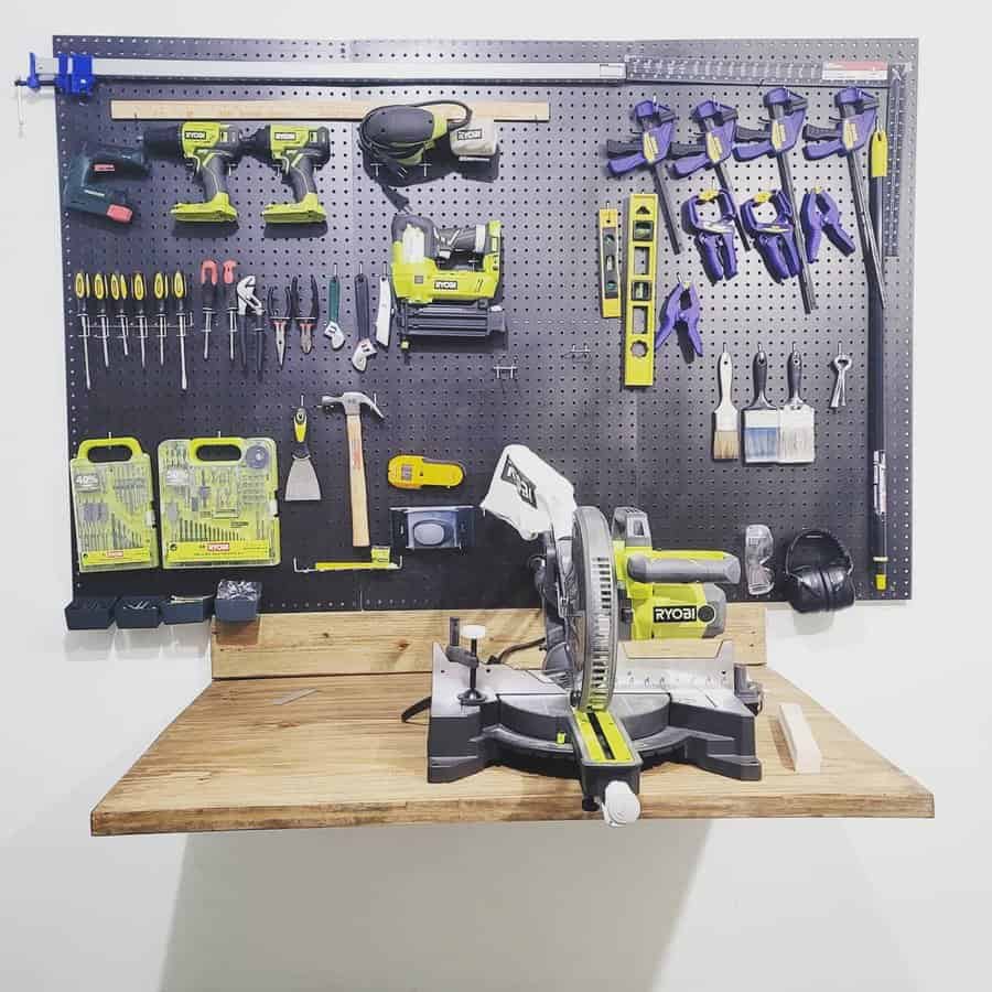 Tools Storage Garage Pegboard Ideas Hudasweethome