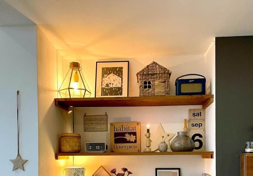 Shelves Apartment Living Room Ideas Helen Nightingale Home