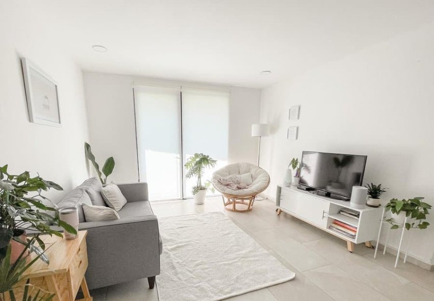 White Apartment Living Room Ideas Tiny Heaven