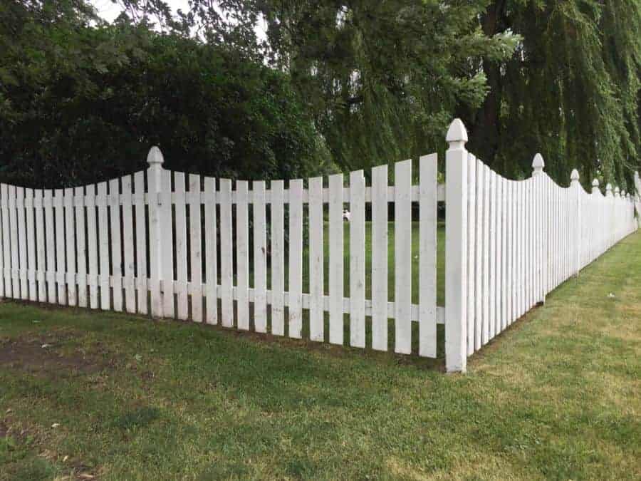 Picket Wood Fence Ideas