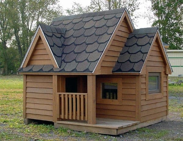 Traditional Wood Cool Dog Houses